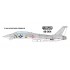 Decals for 1/48 Grumman F-14A Tomcat Hi/Viz Data Stencils