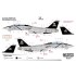 Decals for 1/48 Grumman F-14B Tomcat VF-103 Jolly Rogers, USS Enterprise CVN-65, CVW-17 1996