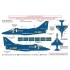 Decals for 1/48 US Navy A-4F/Ta-4J Blue Angels 1978 Season