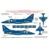 Decals for 1/72 US Navy A-4F & Ta-4J Blue Angels 1978 Season