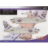 Decals for 1/32 LTV A-7E Corsair II VA-22 Fighting Red Cocks 1982 