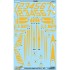 Decals for 1/48 US Navy Blue Angels A-4F Ta-4J Skyhawk 1978