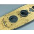 1/350 Japanese Yamato Wooden Deck w/Metal Chain for Tamiya kits #78025