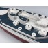 1/350 USS Alabama Battleship BB-60 Blue Wooden Deck w/Metal Chain & Paint Masks for Trumpeter kits #05307