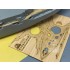 1/350 SMS Schleswig-Holstein Battleship 1935 Wooden Deck w/Metal Chain & Paint Masks for Trumpeter kits #05354