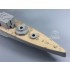 1/350 TunisCraven DD-70 Heavy Cruiser Wooden Deck w/Metal Chain for Trumpeter kits #05353