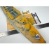 1/350 HMS Warspite Wooden Deck with Metal Barrels for Academy 14105