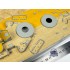 1/350 USS Ohio Battleship Wooden Deck and Masking for Trumpeter 05373