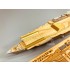 1/700 German Graf Zeppelin Wooden Deck Detail Set for Trumpeter kits #06709 w/Metal Chain PE