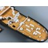 1/550 Titanic Wooden Deck w/Metal Chain for HobbyBoss kits #81305
