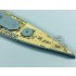 1/700 Japanese Kongo Battleship Wooden Deck w/Metal Chain for Fujimi kits #420172