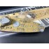 1/700 North Carolina-class Battleship Wooden Deck & Chains for Trumpeter kits #05734