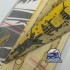 1/700 HMS Rodney Wooden Deck with Metal Barrels for Tamiya 77502