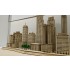 1/700 New York City Naval Base/Military Port for USS BB-34 Warship (wood, L: 440mm, W: 220mm, H: 290mm)