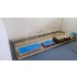 1/700 Dock (maritime) Diorama Base for Large Ship (wood L: 460mm, W: 180mm, H: 60mm)
