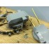 1/200 German Bismarck Wooden Deck, Metal Mast, Gun Barrel Detail Set w/Paint Masks & Chain for Trumpeter kits #03702