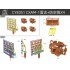 1/350 US Navy CXAM-1 Radar and 1.1'' Chicago Piano AA Guns (4pcs)