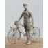 1/35 Bianchi Racing Bicycle with Cyclist from Early 1900s