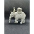 1/35 Indian Elephant with Kornaks and Accessory