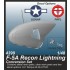 1/48 F-5A Reconnaissance Lightning Conversion Set for P-38F/G kits