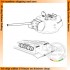 1/48 Soviet T-34/76 model 1942 Type 112 Sormovo Conversion Set for Tamiya kit