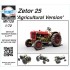 1/72 Zetor 25 Agricultural Version All Resin Kit