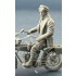 1/35 German Dispatch Rider Standing With A Motorcycle