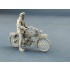 1/35 German Dispatch Rider Standing With A Motorcycle
