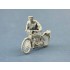 1/35 British Dispatch Rider Pushing His Motorcycle