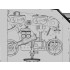 1/16 German 10cm Anti Aircraft Missile Launcher Taifun on E-50/Panther Conversion Set