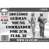 1/35 German Young Commander for 2cm Flak 38 (1 figure)