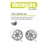 1/24 Porsche 911 992 GT3 RS Forged Aluminium Rims (2+2 units/each) for Tamiya #24370
