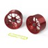 1/24 Porsche 911 992 GT3 RS Forged Aluminium Rims (2+2 units/each) for Tamiya #24370