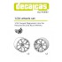 1/24 Porsche 911 992 GT3 RS Forged Magnesium Rims (2+2 units/each) for Tamiya #24370