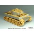 1/48 WWII Tiger I Late Zimmerit Decal set and Engine Grill PE for Tamiya kit