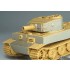 1/48 WWII Tiger I Late Zimmerit Decal set and Engine Grill PE for Tamiya kit