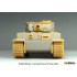 1/48 WWII Tiger I Late Zimmerit Decal set and Engine Grill PE for Tamiya kit