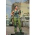 1/24 Modern IDF Female Soldier "Maria" w/Street Corner Base & Extra Left Arm