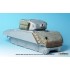 1/35 WWII US M4A3 Sherman Concrete Front Armour for Zvezda kit #3676