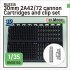 1/35 Russian 30mm 2A42 Cannon Cartridges and Clip set for BMP/VMPT/BMD kits