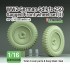 1/16 Sd.Kfz 250 Half Track Sagged Front Wheel set #1 for Das Werk kit