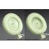 1/16 Sd.Kfz 250 Half Track Sagged Front Wheel set #2 for Das Werk kit