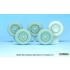 1/24 WWII German Kubelwagen Sagged Wheel set #1 for Hasegawa kits