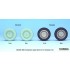 1/24 WWII German Kubelwagen Sagged Wheel set #1 for Hasegawa kits