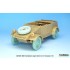 1/24 WWII German Kubelwagen Sagged Wheel set #1 for Hasegawa kits