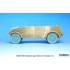 1/24 WWII German Kubelwagen Sagged Wheel set #1 for Hasegawa kits