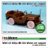 1/35 WWII US Willys MB 4x4 Truck Sagged Wheels Set for Tamiya kit #219 (5 wheels)