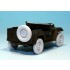 1/35 WWII Russian GAZ-67B Field Car Sagged Wheels Set for Tamiya kit (5 wheels)