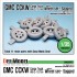 1/35 WWII US GMC CCKW Cargo Truck Sagged Wheels Set for Tamiya/Hobby Boss kits (11 wheels)
