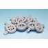 1/35 WWII US GMC CCKW Cargo Truck Sagged Wheels Set for Tamiya/Hobby Boss kits (11 wheels)